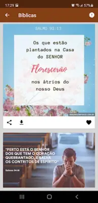 Imagens com Frases Bíblicas android App screenshot 3